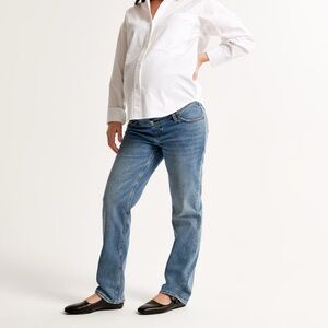 Abercrombie & Fitch “90’s Straight” Maternity Jeans